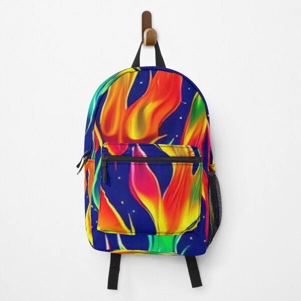 Item preview, Abstract Flames on Blue Sky designed and sold by calibrit.
