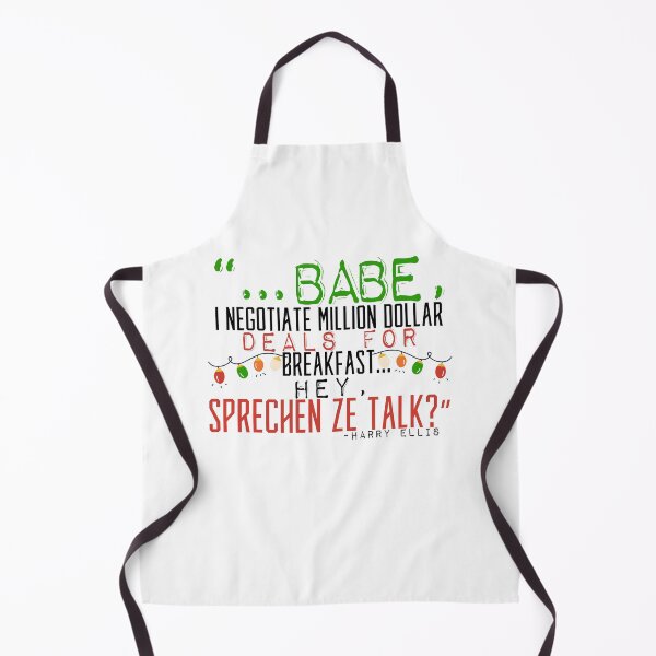 Item preview, Hey babe, I negotiate million dollar deals for breakfast. I think I can handle this Eurotrash. Hey, sprechen ze talk, huh? -Harry Ellis, Die Hard designed and sold by Sticker Up.