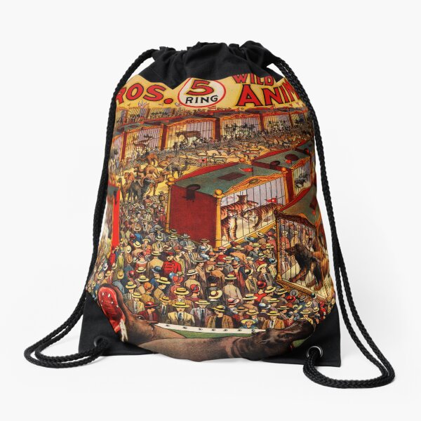 Christy Bros. circus poster Drawstring Bag
