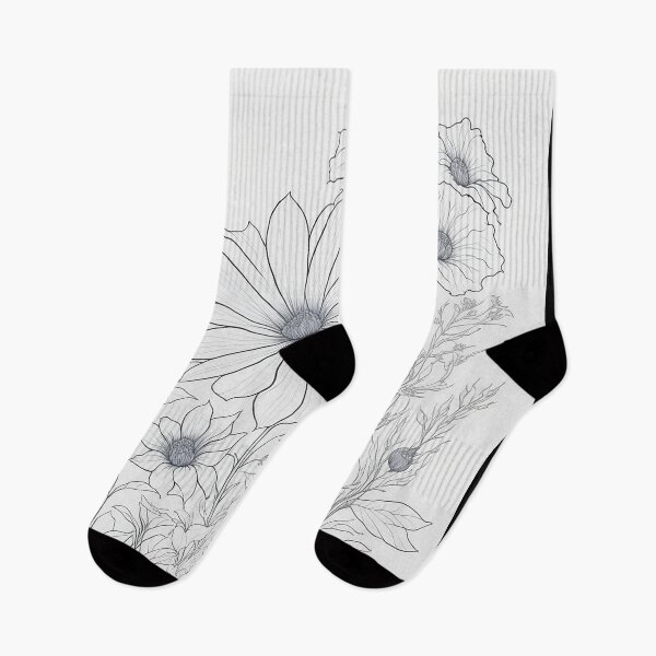 Item preview, Inky Botanical - Clean Line Art of a Detailed Flower designed and sold by mdhanim.