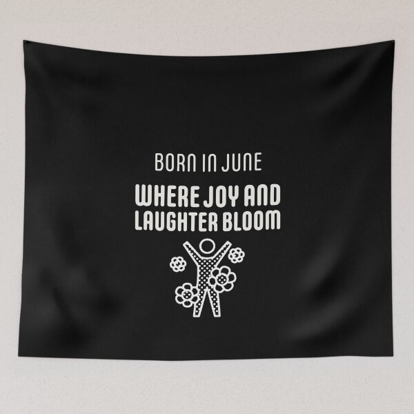 Item preview, Born In June Where Joy And Laughter Bloom designed and sold by Andy Hilaire.