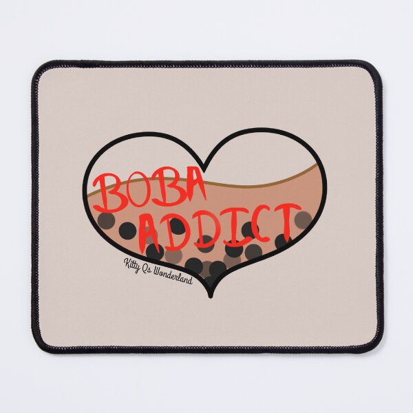 Item preview, Boba Tea Addict Heart designed and sold by KQsWonderland.