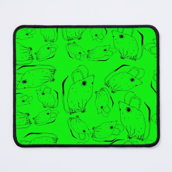 Item preview, TINY BUT MIGHTY BLACK x GREEN RODENT MOUSE designed and sold by GIVENGRACE.ART.
