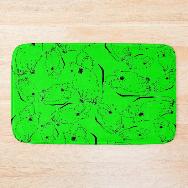 Item preview, TINY BUT MIGHTY BLACK x GREEN RODENT MOUSE  designed and sold by GIVENGRACE.ART.