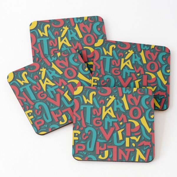 Item preview, Alphabets Pattern designed and sold by kn-clothing.