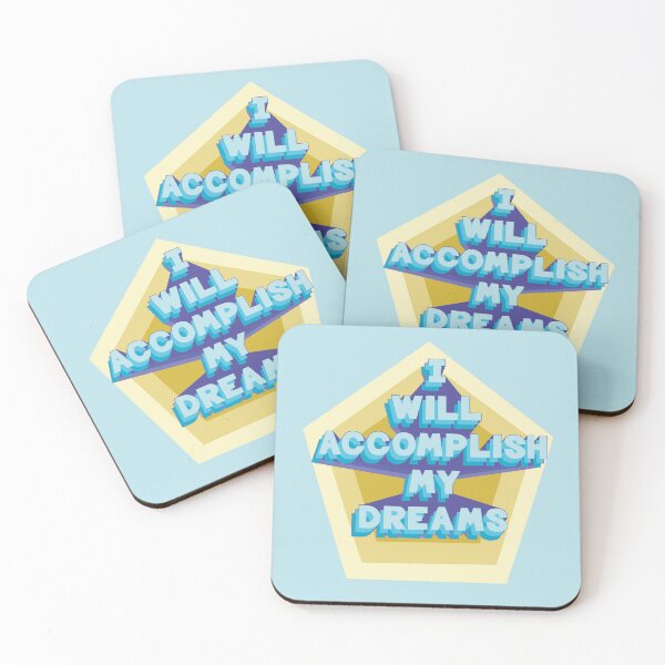 Item preview, Manifestation message "I will accomplish my Dreams" designed and sold by Anomalypark.
