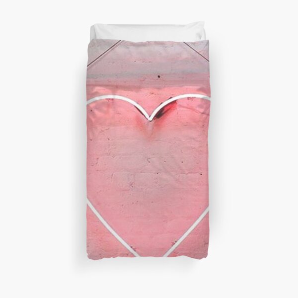 The Neon Heart Duvet Cover