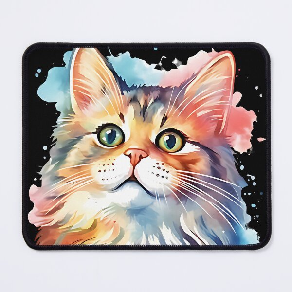 Item preview, "Pastel Paws: The Whimsical Wonders of a Rainbow Cat" designed and sold by OaThanathip.
