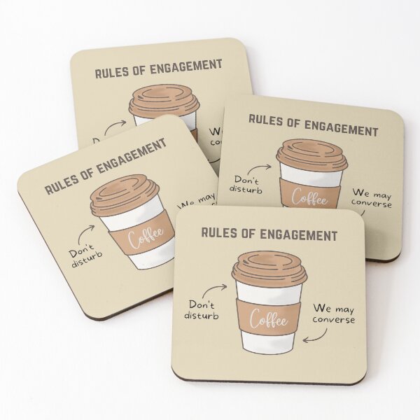 Item preview, Rules of engagement coffee designed and sold by Cleanthes.