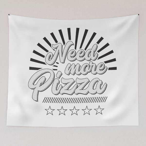 Item preview, Need More PIZZA ✪ Authentic Italian ✔ Food Lover ⇢ Retro Captivating Indulging Saying designed and sold by Naumovski.