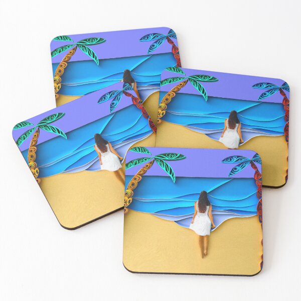 Item preview, Girl at the Beach designed and sold by Sanctum Icons.