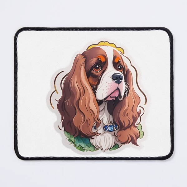 Item preview, Vintage Studio Ghibli Style Happy English Cocker Spaniel Head Print designed and sold by mohtadyragab.