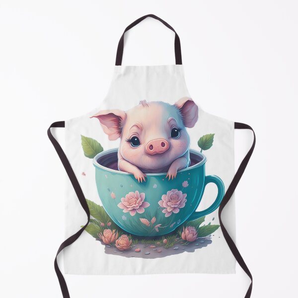 Item preview, Baby pig sitting in a teacup designed and sold by pkk1designsart.