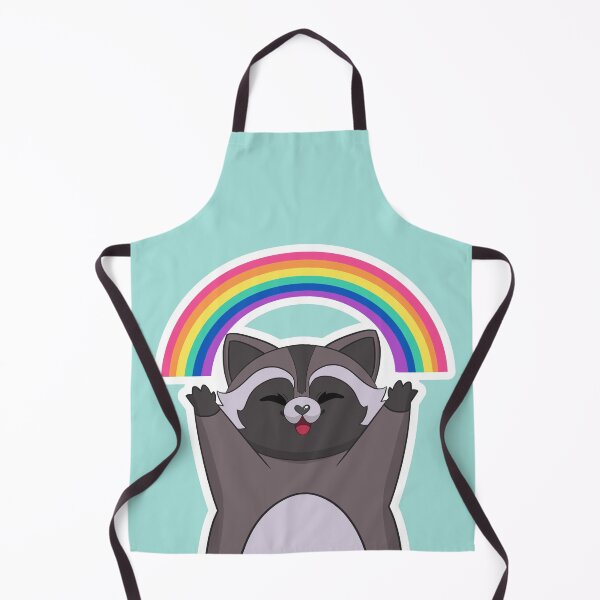 Item preview, Pride Flag Rainbow Raccoon designed and sold by Kimswoa.