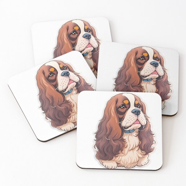 Item preview, Vintage Studio Ghibli Style Happy English Cocker Spaniel Head Print designed and sold by mohtadyragab.