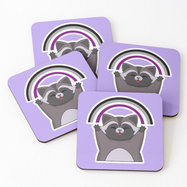 Item preview, Ace Pride Flag Raccoon designed and sold by Kimswoa.