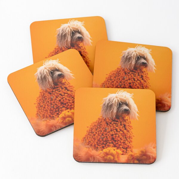 Item preview, Dog in a flower coat designed and sold by DigitalArties.