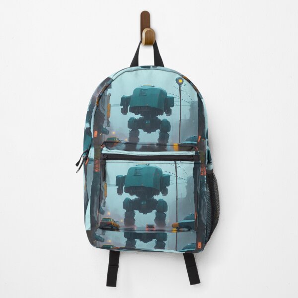 Item preview, Car Driving With Robot On The Road designed and sold by KritstinaBrisce.