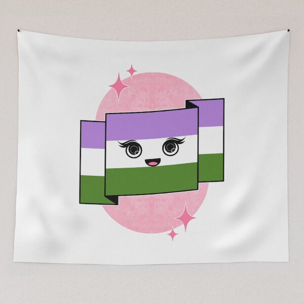 Item preview, Happy Pride Month (GenderQueer Flag Edition) designed and sold by ObsidianDaz.