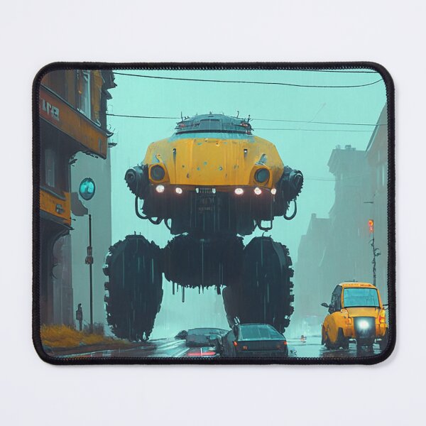 Item preview, Driving Car With Yellow Robots designed and sold by KritstinaBrisce.