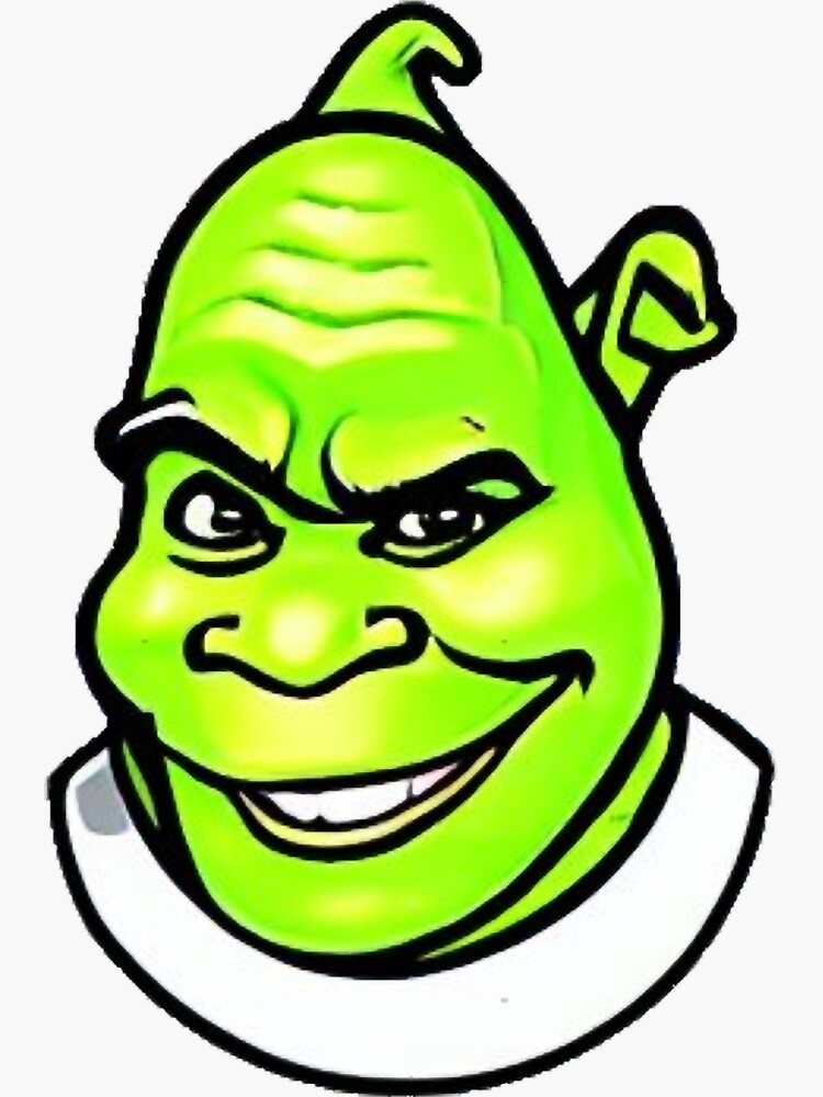 Shrek Meme - Shrek 2 Sticker for Sale by alleytambras