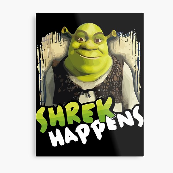 Shrek meme sticker Art Board Print for Sale by kha02