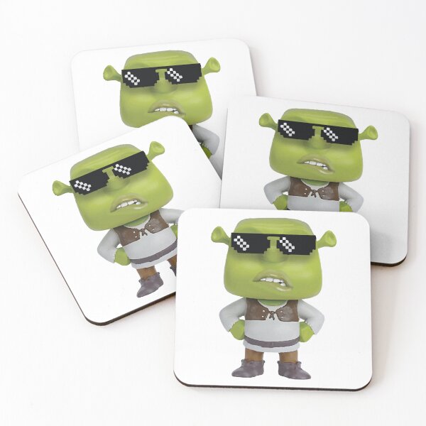 Item preview, Shrek Lip Bitting Thug Life Gangster Meme designed and sold by alleytambras.
