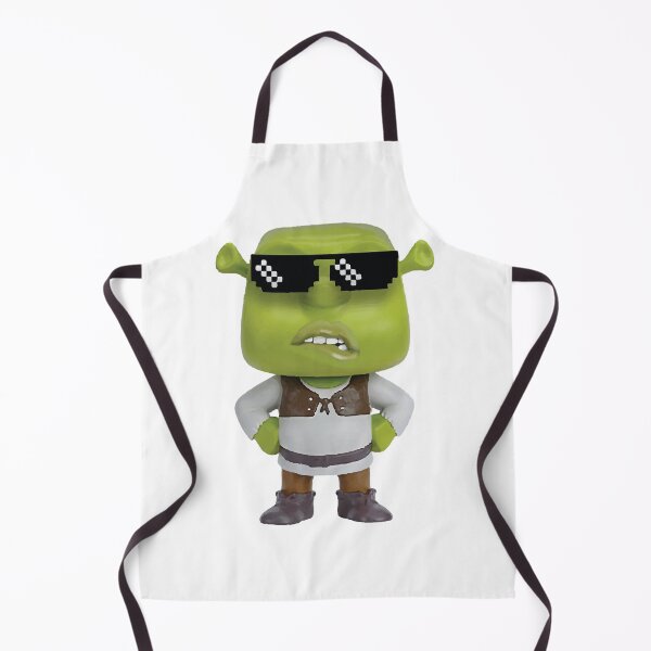 Item preview, Shrek Lip Bitting Thug Life Gangster Meme designed and sold by alleytambras.