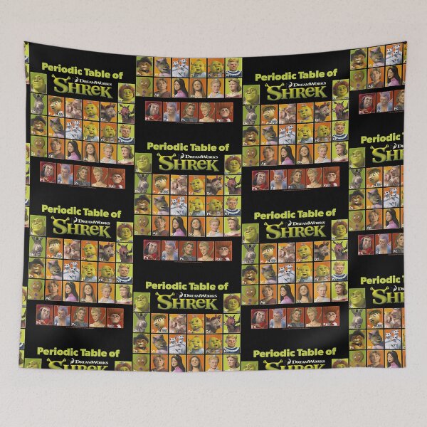 Item preview, Shrek Periodic Table Of Shrek Characters  designed and sold by alleytambras.
