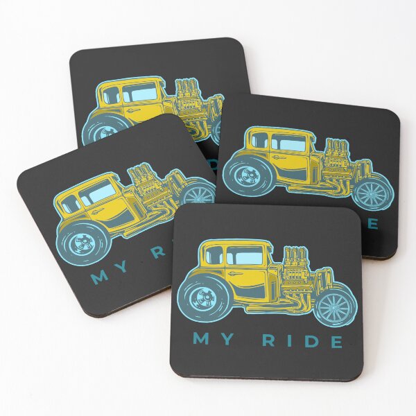 Item preview, YELLOW DEUCE COUPE designed and sold by CoopClothing.