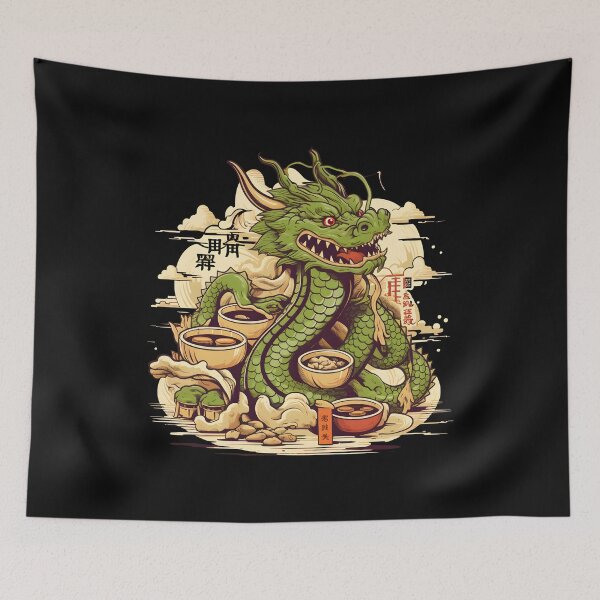 Item preview, Sushi Dragon Japanese Kawaii designed and sold by xtenctation.