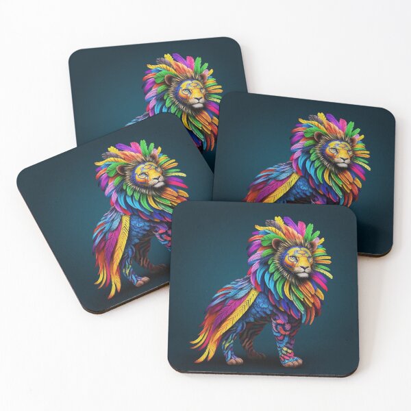 Item preview, Rainbow Lion - Roaring Spectrum designed and sold by KMQN.