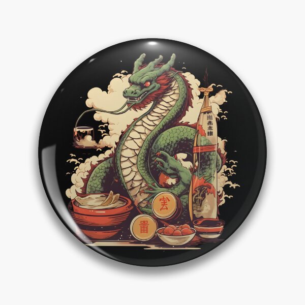Item preview, Sushi Dragon Japanese Kawaii designed and sold by xtenctation.