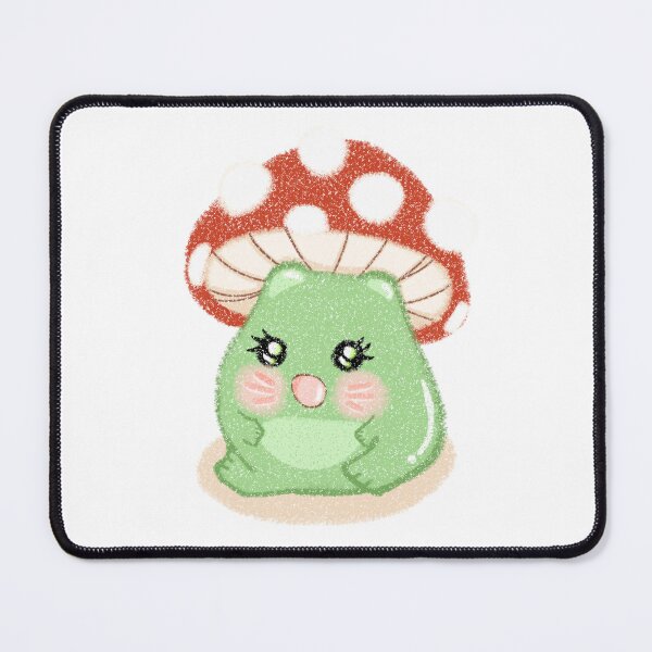 Item preview, Green frog with Red mushroom designed and sold by Miyao999.