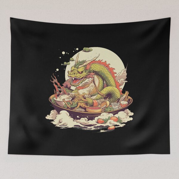 Item preview, Sushi Dragon Japanese Kawaii designed and sold by xtenctation.