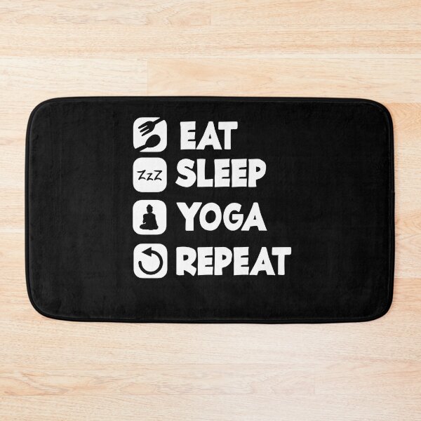 Item preview, Eat Sleep Yoga Repeat  Buddha Yoga Hinduism Spirit designed and sold by Pubi.