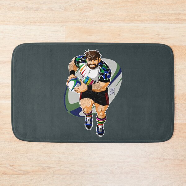 Item preview, ADAM LIKES TO PLAY RUGBY  designed and sold by MazieBrunet.