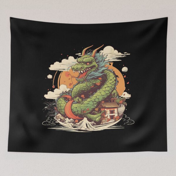 Item preview, Sushi Dragon Japanese Kawaii designed and sold by xtenctation.