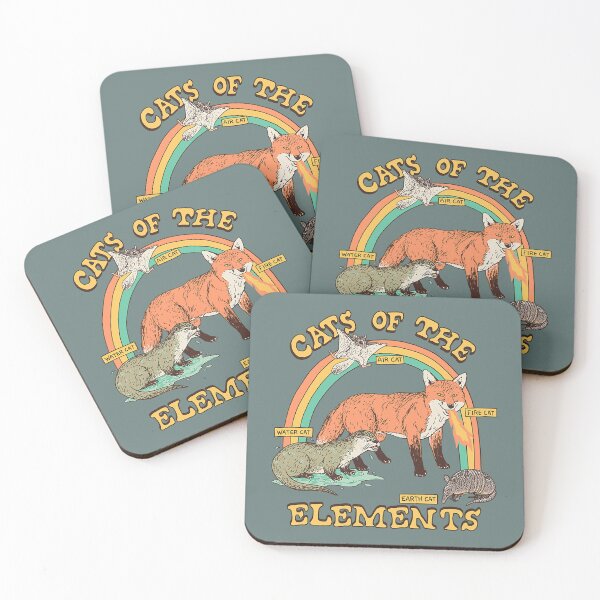Item preview, Cats of The Elements  designed and sold by MazieBrunet.