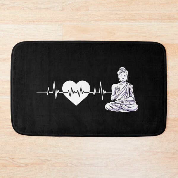 Item preview, Buddha Yoga Heartbeat Hinduism Meditation Wisdom designed and sold by Pubi.