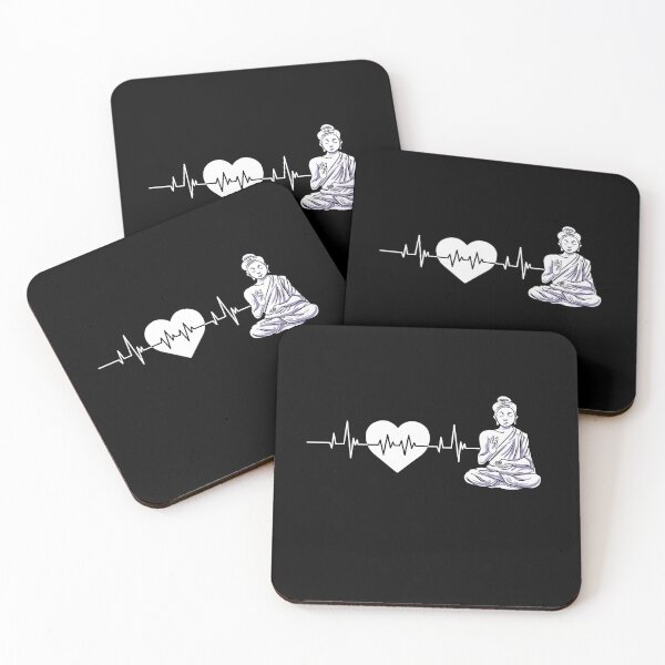 Artikelvorschau, Buddha Yoga Herzschlag Hinduismus Meditation entworfen und verkauft von Pubi.