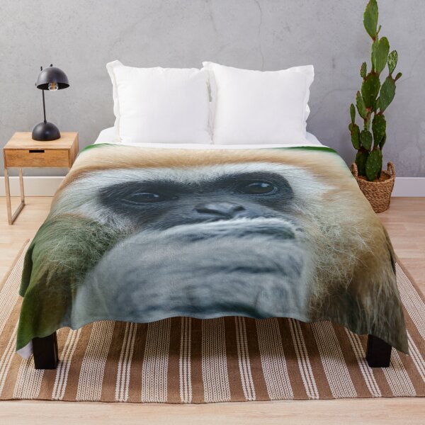 Item preview, Looking Into The Eyes Of A Lar Gibbon designed and sold by rawshutterbug.