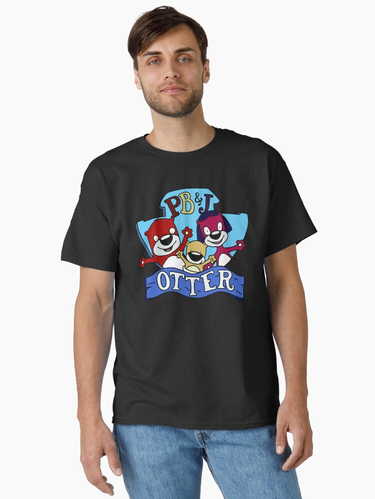 Thumbnail 1 von 7, Classic T-Shirt, PB und J Otter Logo Fan Art designt und verkauft von MazieBrunet.