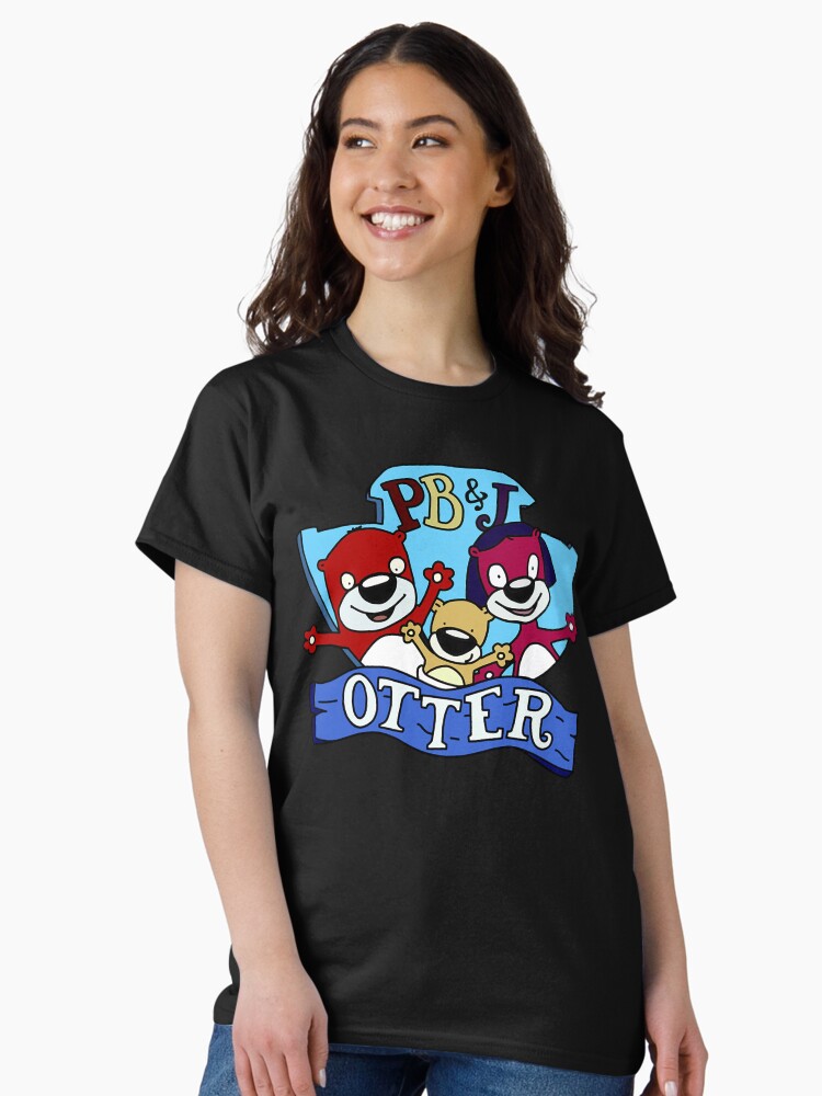 Thumbnail 2 von 7, Classic T-Shirt, PB und J Otter Logo Fan Art designt und verkauft von MazieBrunet.