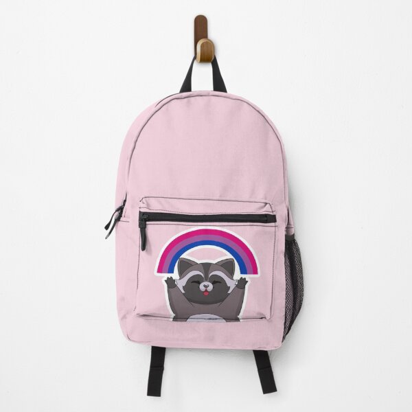 Item preview, Bi Pride Flag Rainbow Raccoon designed and sold by Kimswoa.