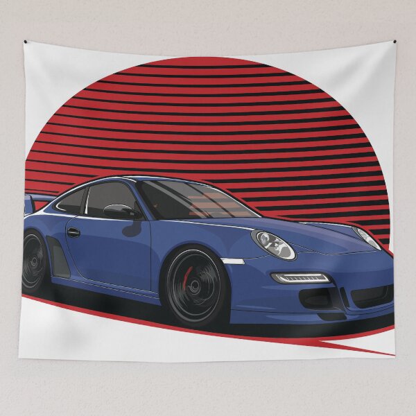 Item preview, Blue Modern Classic 997 GT3 designed and sold by dipoernomo.