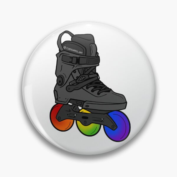 Item preview, Gay Pride Inline Skate designed and sold by CueHarrisArt.