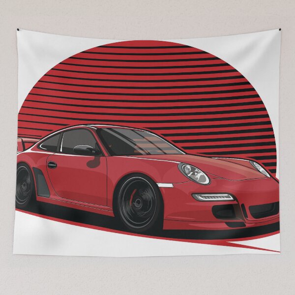 Item preview, Red Modern Classic 997 GT3 designed and sold by dipoernomo.