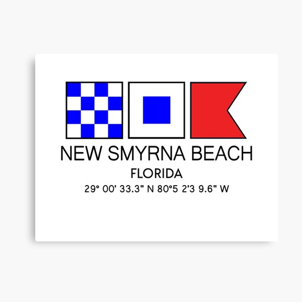 New Smyrna Beach Florida Canvas Prints Redbubble