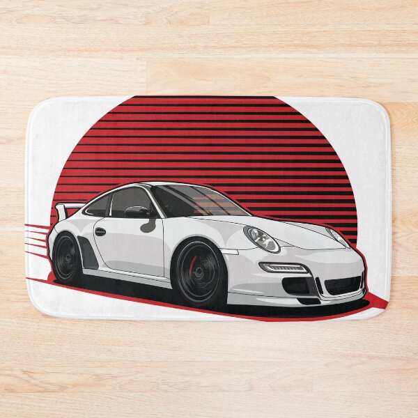 Item preview, White Modern Classic 997 GT3 designed and sold by dipoernomo.